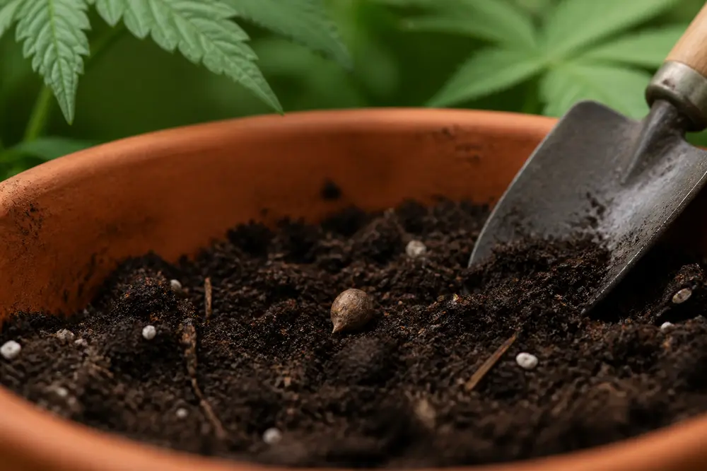 Cannabis samen spitze nach oben oder unten: So pflanzt Du sie richtig ein