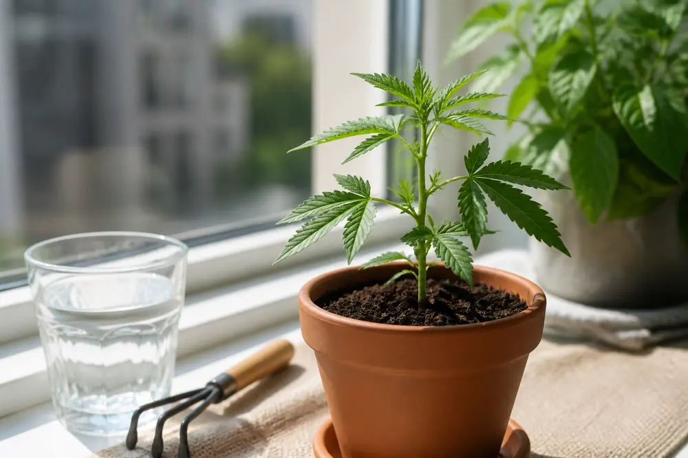 Cannabis stecklinge fensterbank erfolgreich pflegen: Licht, Wasser und Standort