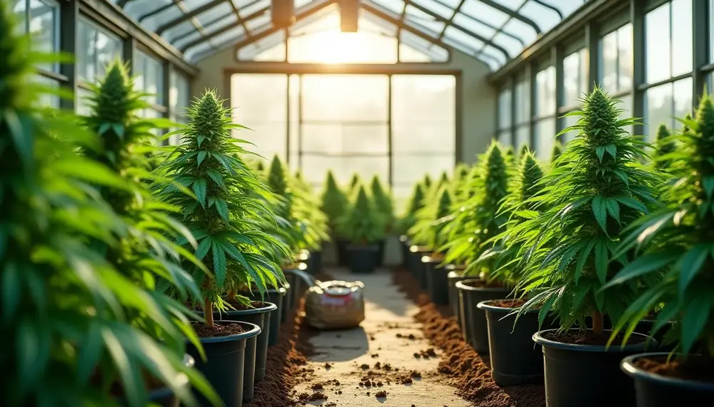 Die optimalen Cannabis-Sorten für den Anbau im Gewächshaus