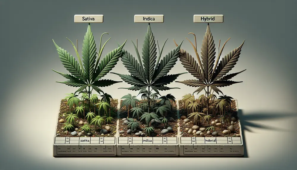 Sativa vs. Indica vs. Hybrid: Ein Leitfaden zu den wichtigsten Cannabis-Sorten und ihren Effekten